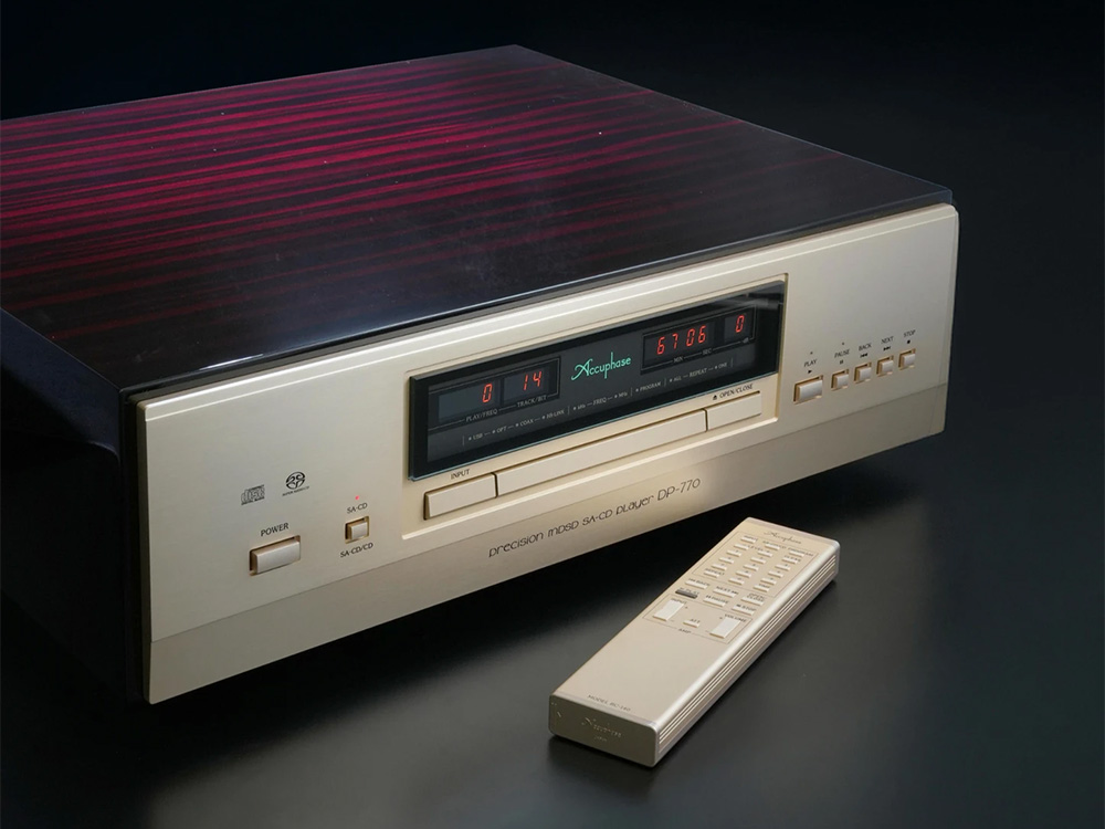 金嗓子50周年纪念之作：Accuphase DP-770 SACD/CD播放机