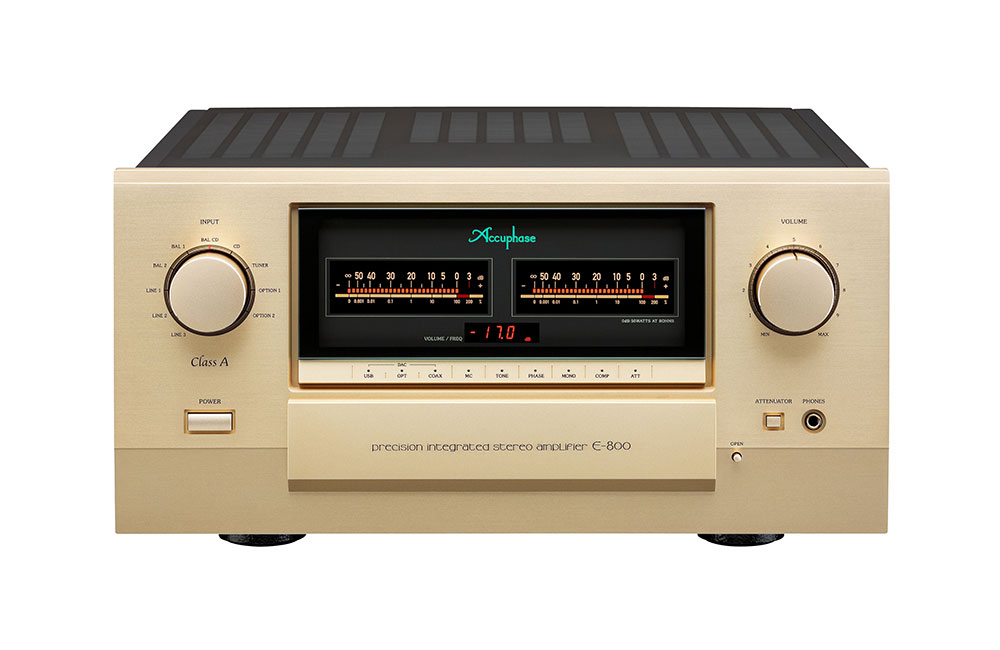 追求宁静的极致：金嗓子Accuphase E-800S A 类合并扩大机