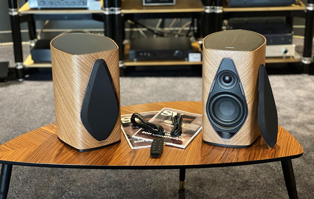 手工之美与先进技术相结合，Sonus faber（势霸）全新Duetto（朵儿）无线立体声有源音箱