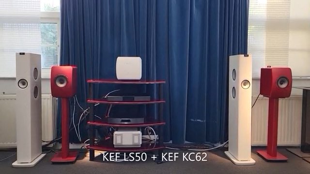 KEF LS50 Wireless II 书架箱+KEF KC62 有源2.1 HiFi音响 重低音炮