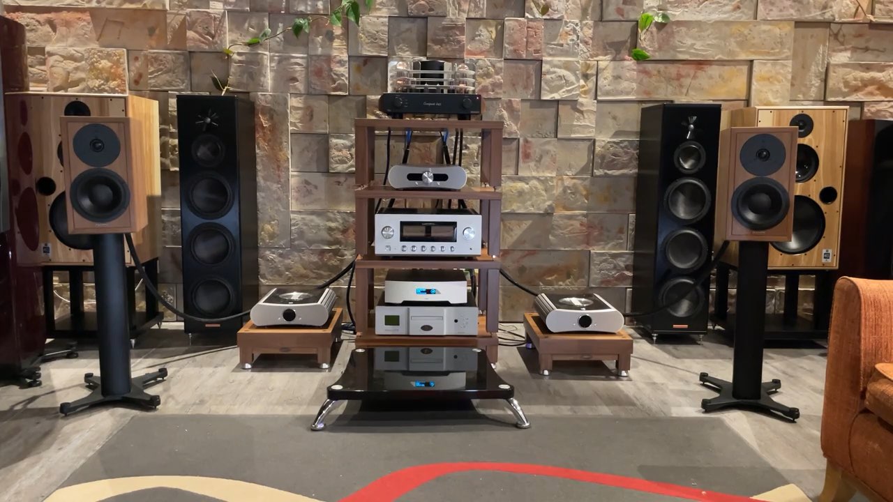 Lumin P1数播+Mastersound Compact 845合并机+丹拿Dynaudio Heritage Special弦歌书架箱