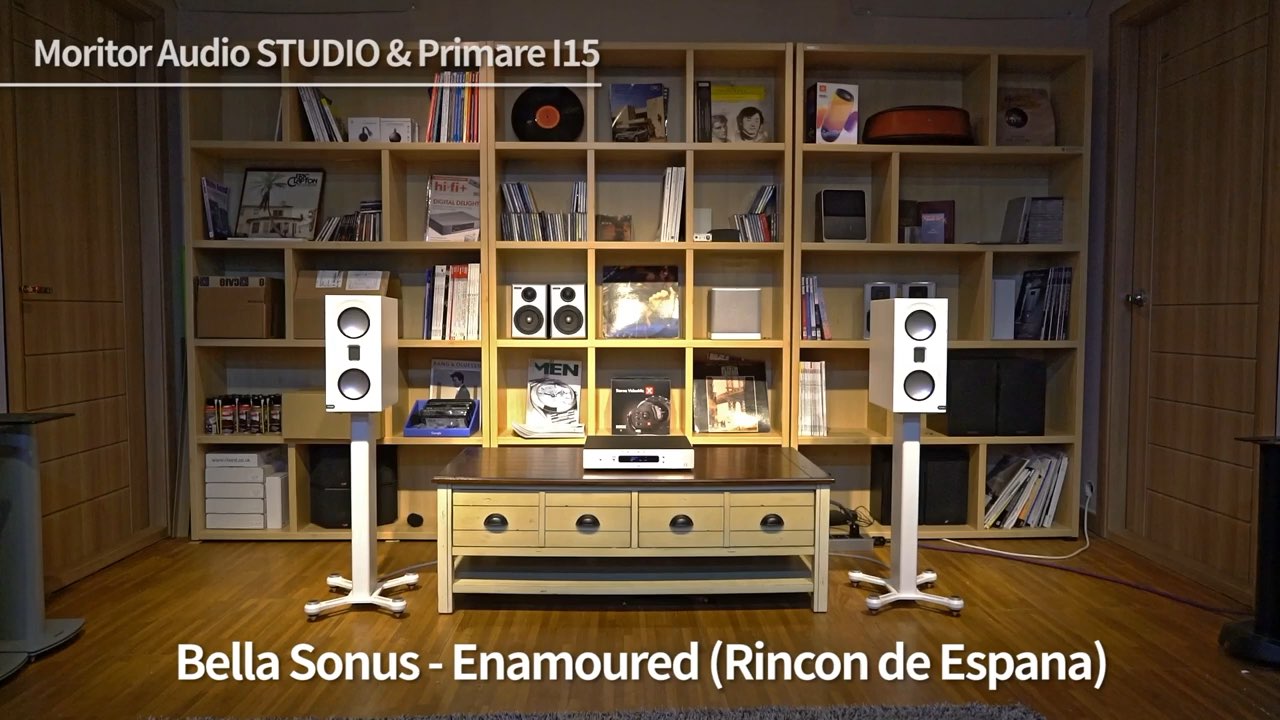 翩美 Primare I15 合并功放+英国 猛牌Monitor Audio Studio 书架音箱