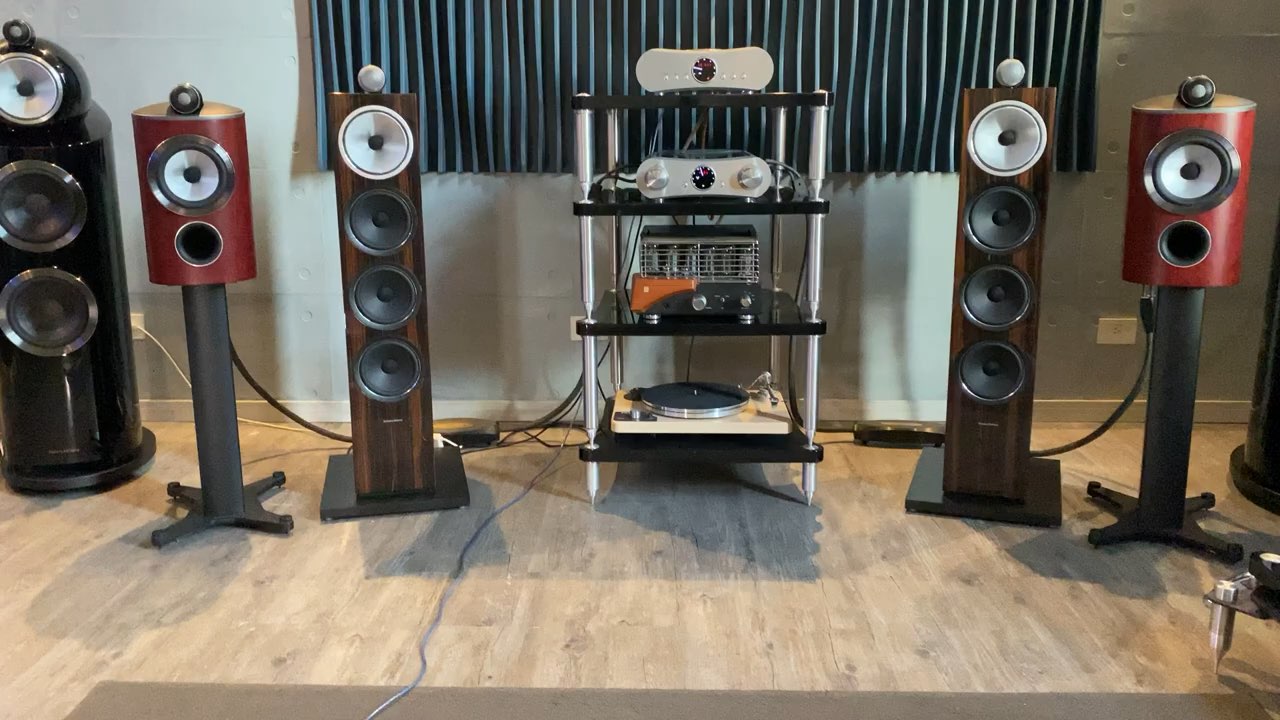 丹麦 Gato Audio CDD-1 CD机+丹麦 Gato Audio AMP-150AE 合并机+英国 B&W宝华 805 D4 书架音箱