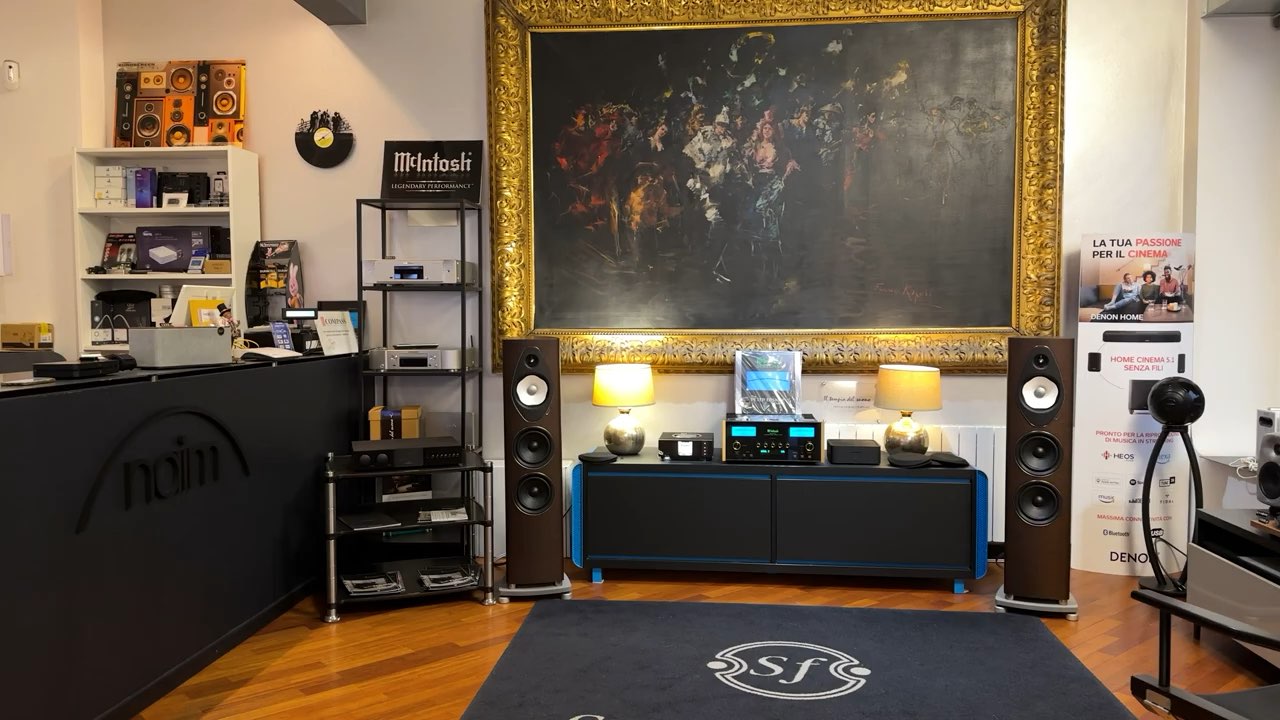 Naim 茗 UNITI ATOM 数播 McIntosh 麦景图 MA8950 GOLD Limited Edition 合并机 势霸Sonus faber SONETTO V G2落地箱