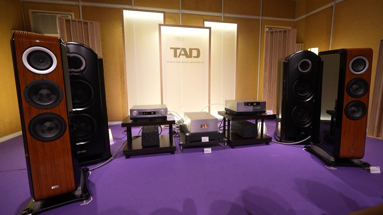 TAD D-700 CD机 C-700 前级 M-700S 立体声后级 GE1落地箱 | 2024香港高级视听展