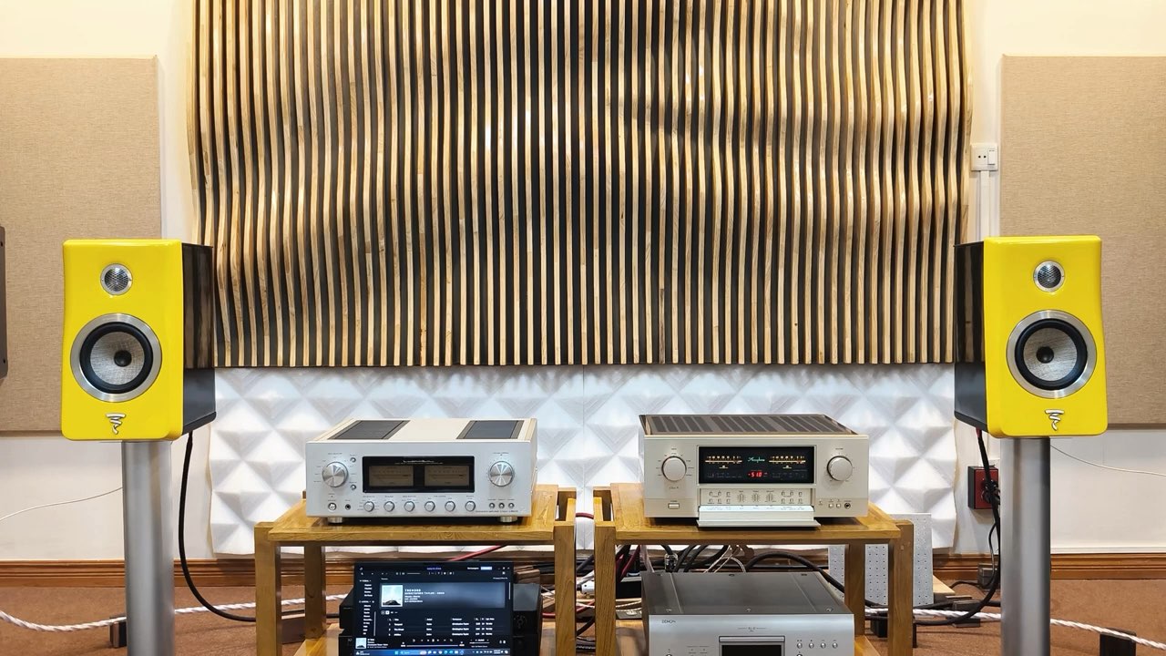 金嗓子 Accuphase E600 合并机 劲浪Focal Kanta N1 书架箱