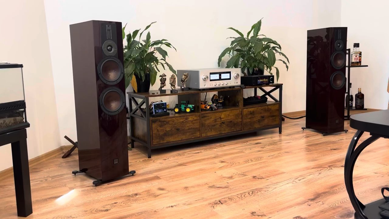 力仕 Luxman 505Z合并机  达尼 Dali  乐爵 Rubikore 6 落地音箱