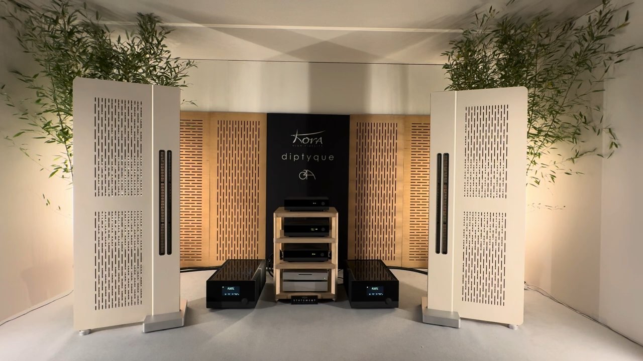 Kora 前后级搭配 法国 Diptyque Reference MK2 屏风音箱