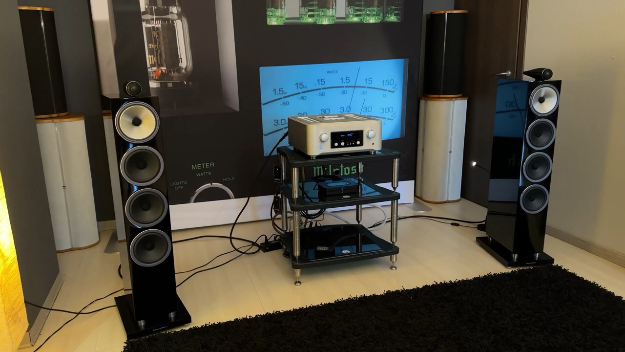 Bluesound NODE 数播  二嫂 ESOTERIC F-07 合并功放  宝华 B&W 702 S3 落地音箱