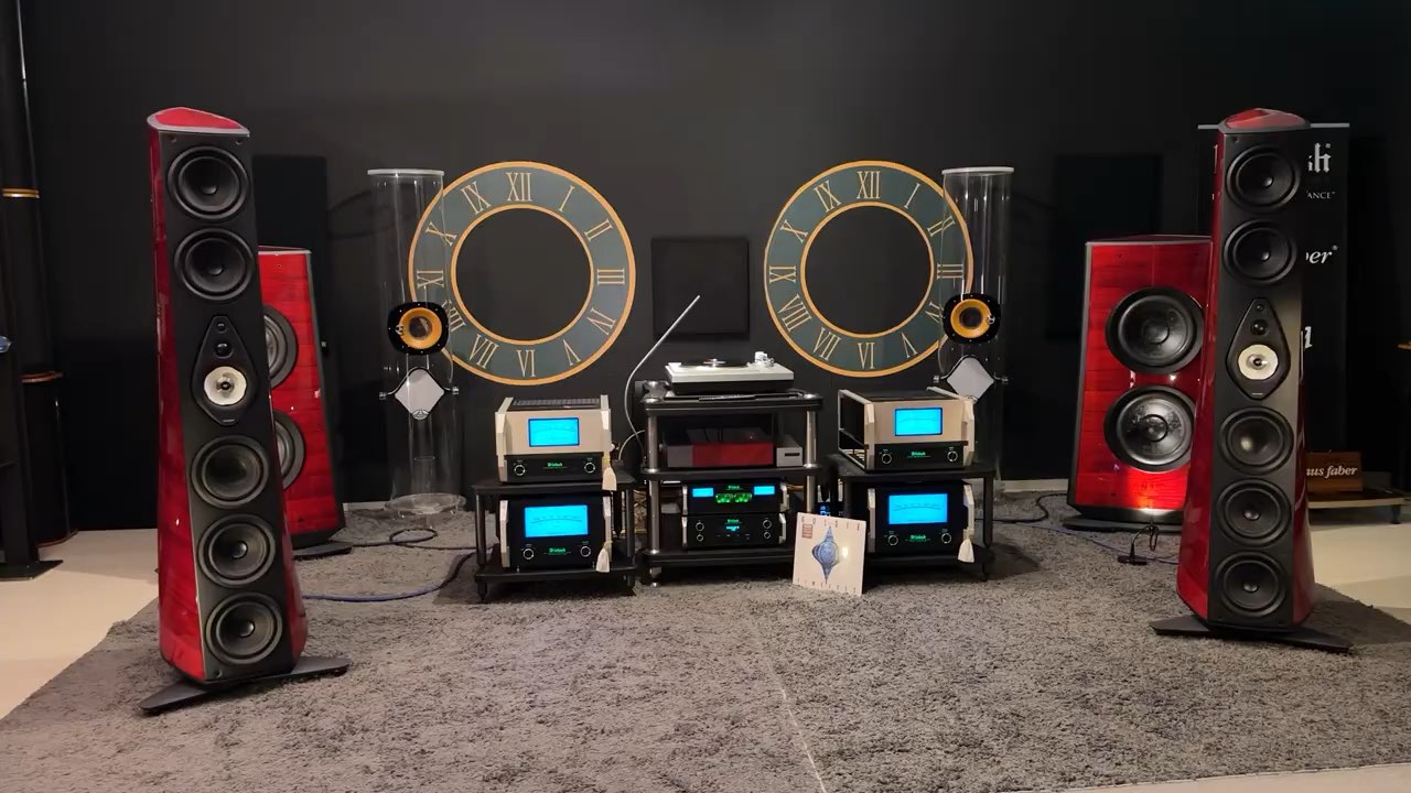 dCS LINA & LINA 数播时钟 麦景图 McIntosh C12000 前级 MC1.25Kw 单声道后级 MC3500 MkII 单声道后级 Sonus faber势霸旗舰Suprema“昆仑”音箱系统