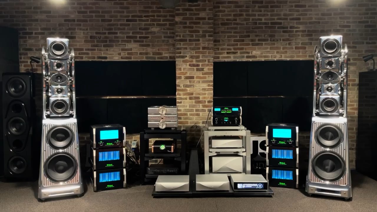 dCS VARÈSE 旗舰数播系统 McIntosh 麦景图 C12000前级 MC2.1KW 单声道后级 威信 Wilson Audio Autobiography 落地箱