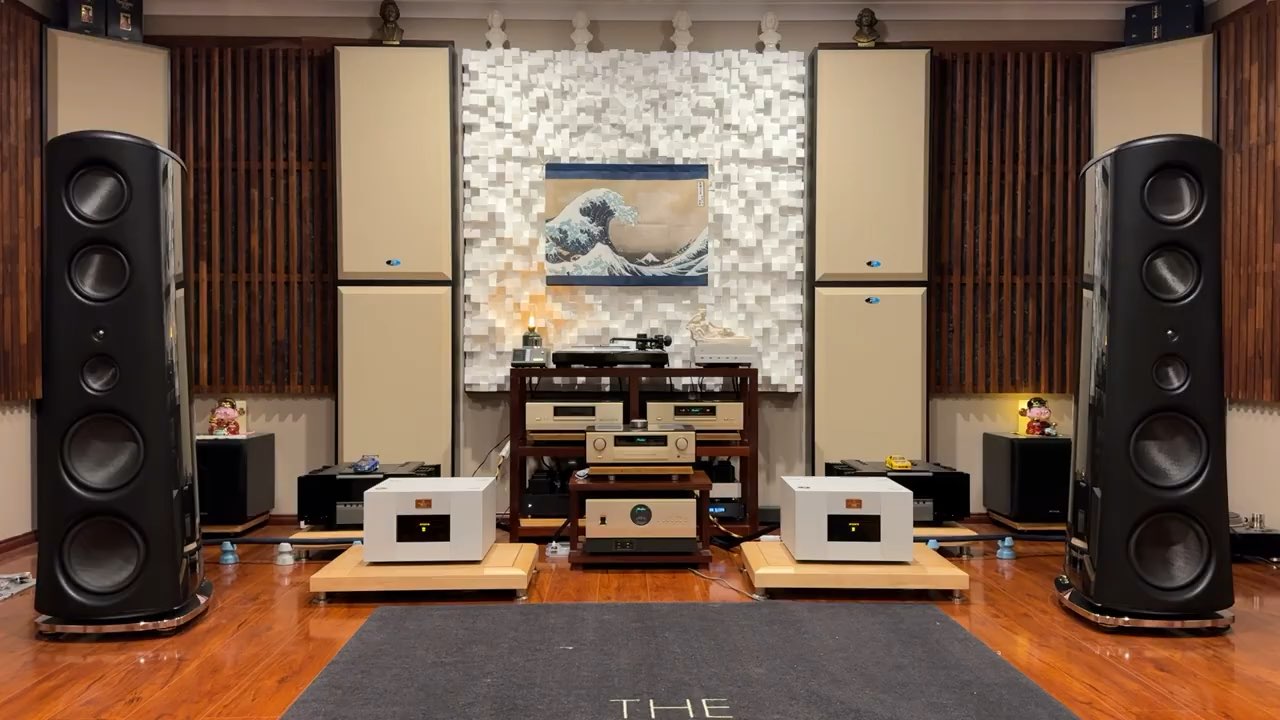 金嗓子Accuphase CD机播放器  前级  高文Goldmund 1800s单声道后级 Magico 魔域 M7s 落地音箱