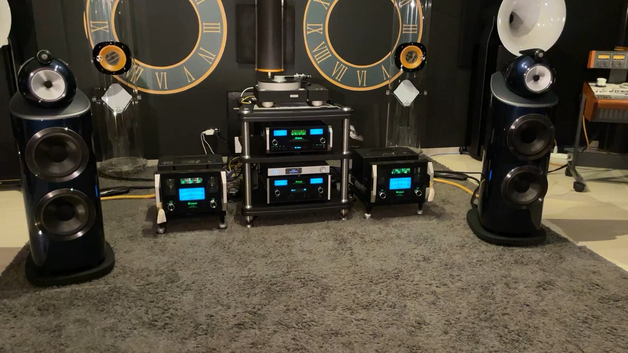 欧然德 Aurender A10 数播 McIntosh 麦景德 C2700 MC451 前后级  B&W 宝华 801 D4 Signature 签名版落地音箱